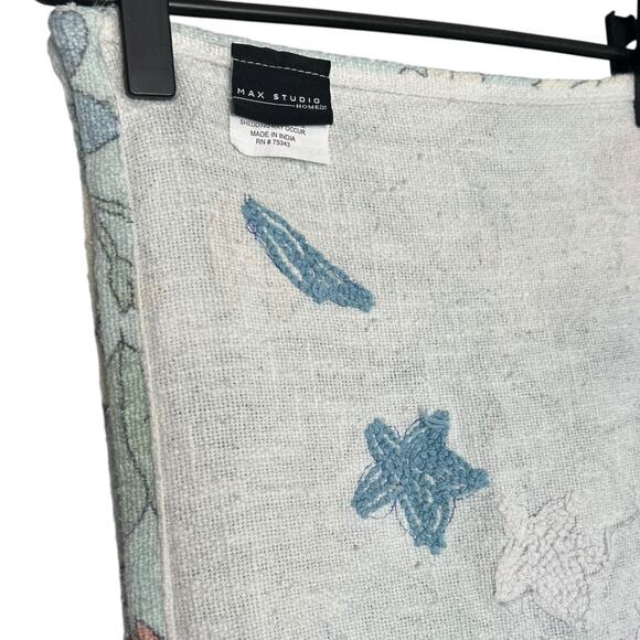 Max Studio Home Boho Floral Textured Throw 47"x52" - Picture 3 of 4